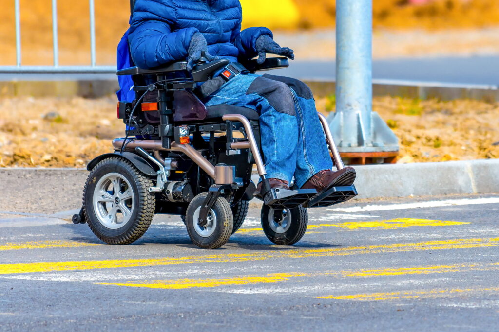 Modern motorized wheelchair