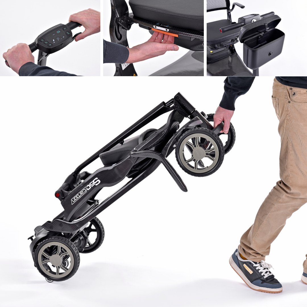 Sterling S50 Carbon Folding Mobility Scooter